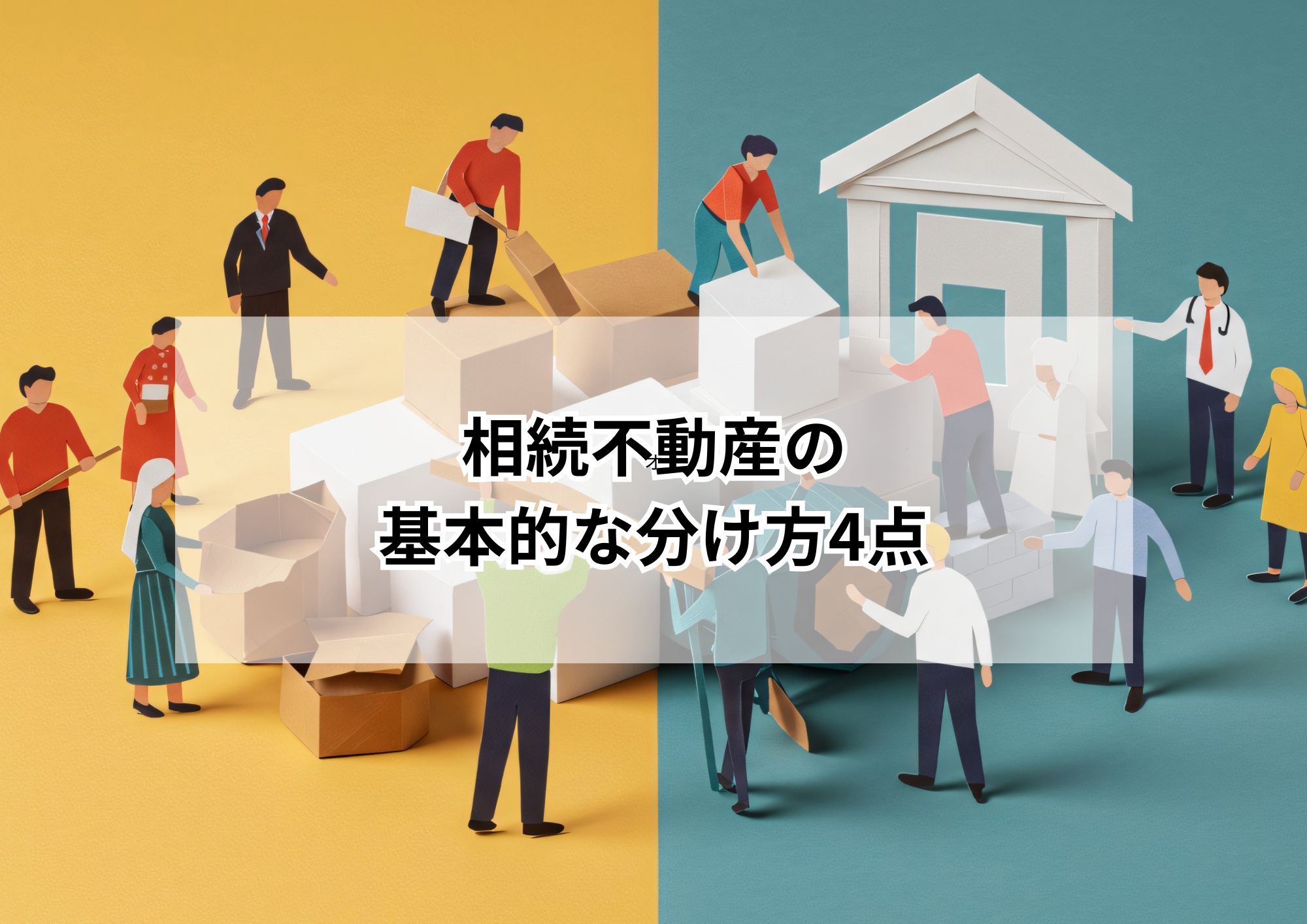 兄弟で揉めないために知っておきたい相続不動産の分け方入門