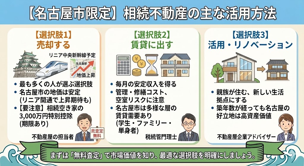 名古屋市で親の家を相続したあなたへ:まず最初にすべき3つのこと