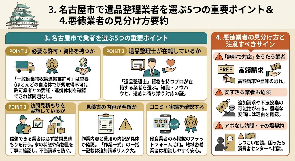親が亡くなったら何をすればいい？名古屋市で遺品整理を始める前に絶対知っておきたい業者の選び方と費用の全知識
