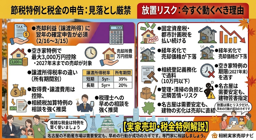 知らないと損する!名古屋市で相続した実家を売るまでの全ステップ:査定から引き渡しまで完全解説