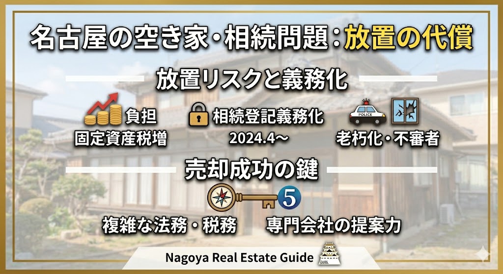相続した実家、そのまま放置していませんか?名古屋で“本当に頼れる”不動産会社を選ぶ5つの基準