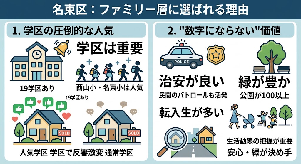 名東区の不動産売却、それ本当に適正価格?|“学区差”を知らない大手には出せない査定がある
