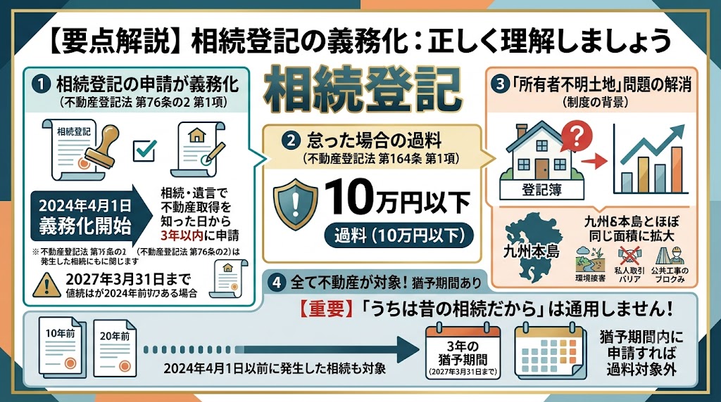 「知らなかった」では済まされない!相続登記義務化で10万円の罰金も―2026年最新版・シニアのための完全ガイド