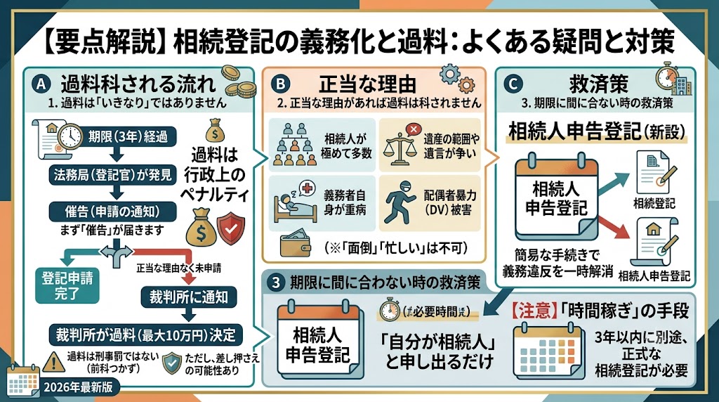 「知らなかった」では済まされない!相続登記義務化で10万円の罰金も―2026年最新版・シニアのための完全ガイド