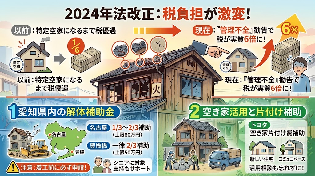 その空き家、爆弾を放置していませんか?|愛知県で今すぐ知るべき火災・倒壊・ご近所トラブルの真実