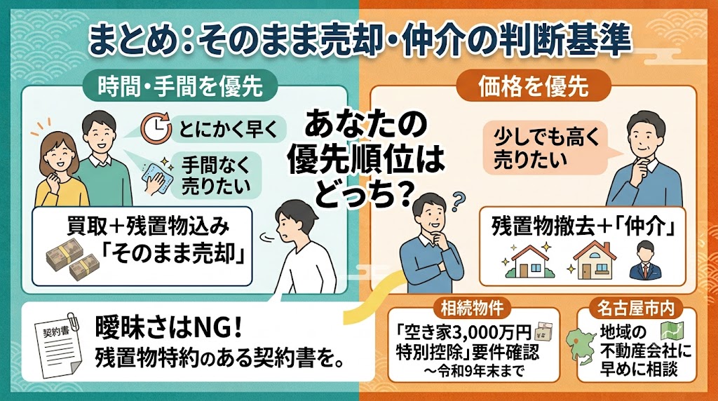 名古屋市で急増中「片付けなくても売れる」は本当?|家具・荷物を残したまま家を売る“そのまま売却”の実例と真実【2026年最新版】