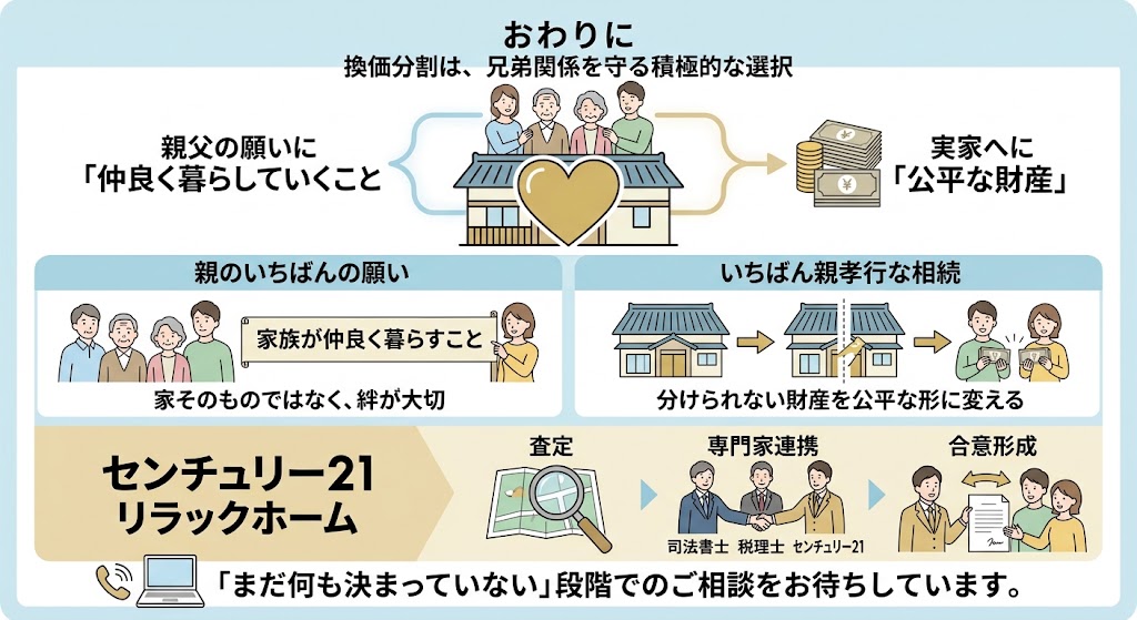「実家どうする?」で兄弟が絶縁する前に―2026年最新版・揉めない相続の切り札「換価分割」完全ガイド